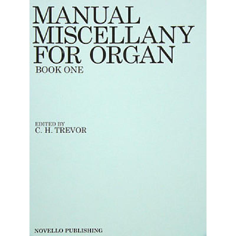 Titelbild für MSNOV 262739 - MANUAL MISCELLANY BOOK 1