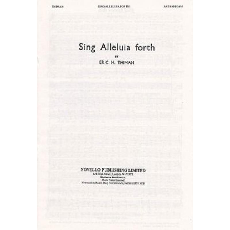 Titelbild für MSNOV 290241 - SING ALLELUIA FORTH