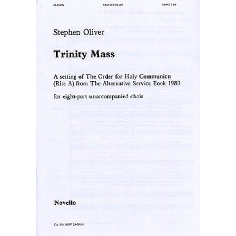 Titelbild für MSNOV 290510 - TRINITY MESSERITE A (COMMUNION SERVICE)