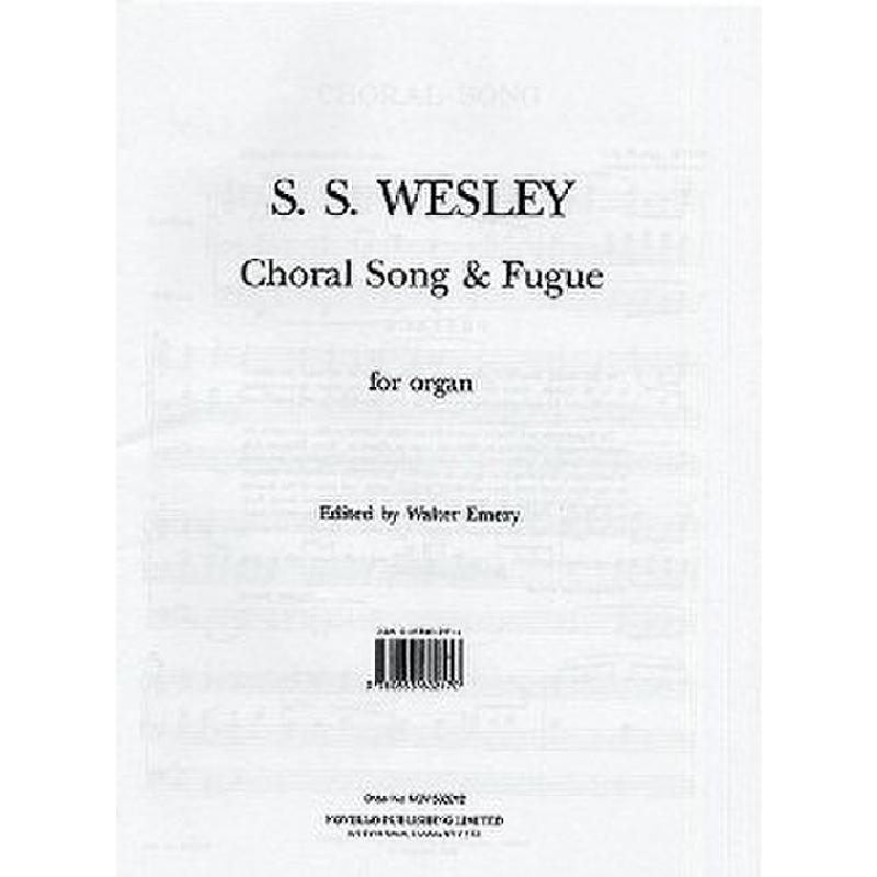 Titelbild für MSNOV 590212 - CHORAL SONG + FUGUE