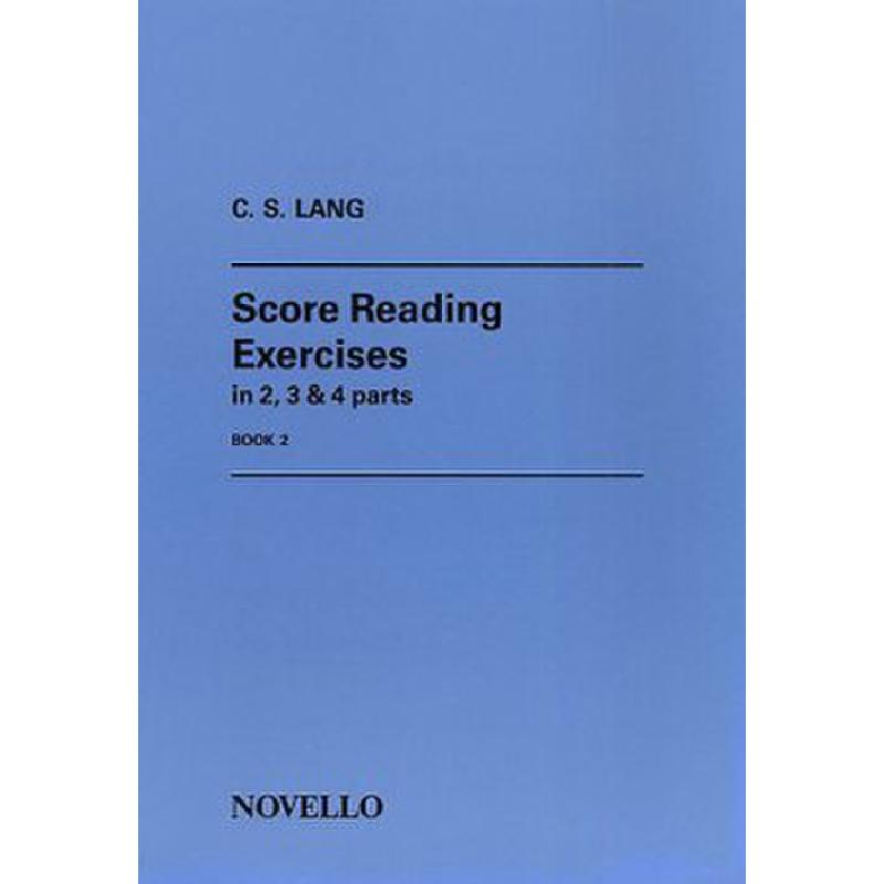 Titelbild für MSNOV 630124 - SCORE READING EXERCISES BOOK 2