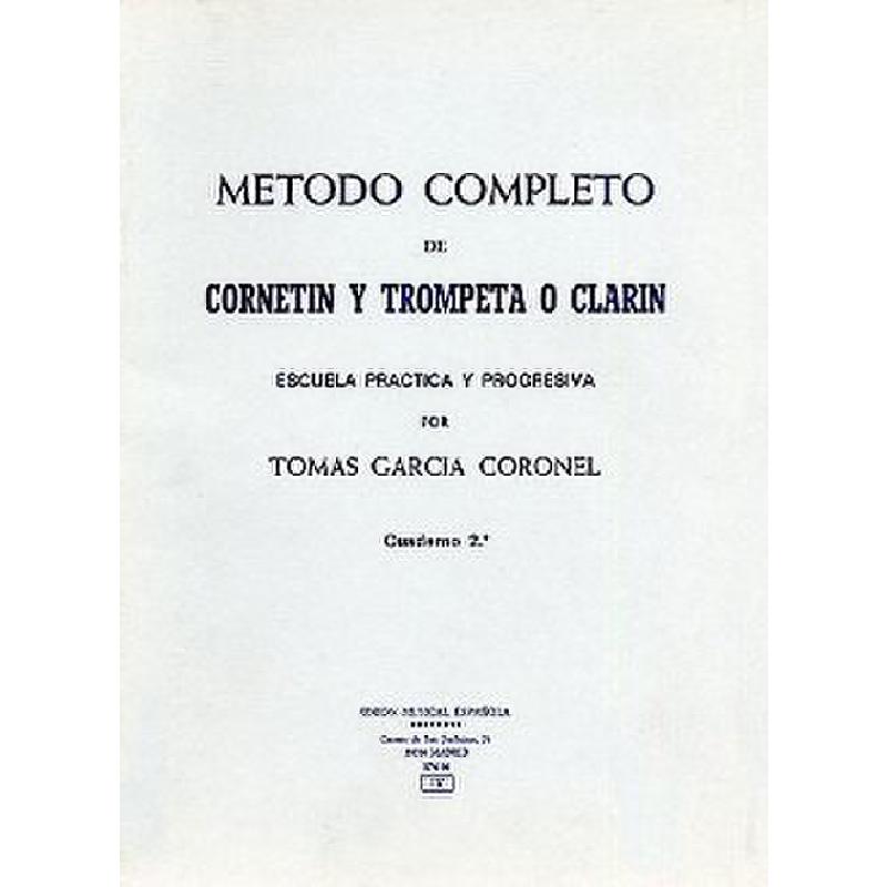 Titelbild für UME 17616 - METODO COMPLETO CUADERNO COMPLETO DE TROMPETA VOL 2