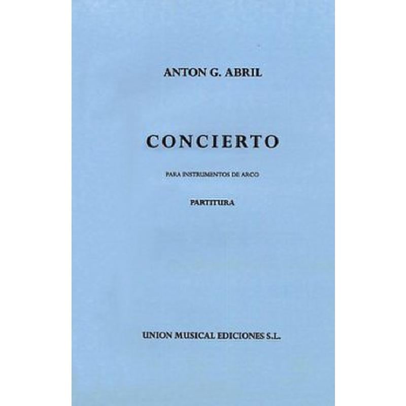 Titelbild für UME 20100 - CONCIERTO PARA INSTRUMENTOS DE ARCO
