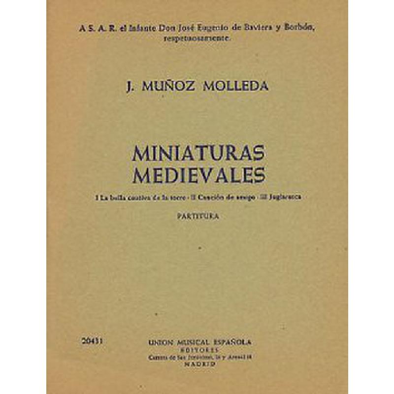 Titelbild für UME 20431 - MINIATURAS MEDIEVALES