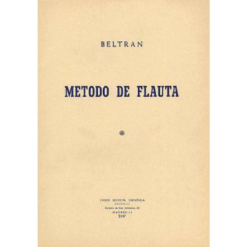 Titelbild für UME 21370 - METODO COMPLETO DE FLAUTA DE UNA