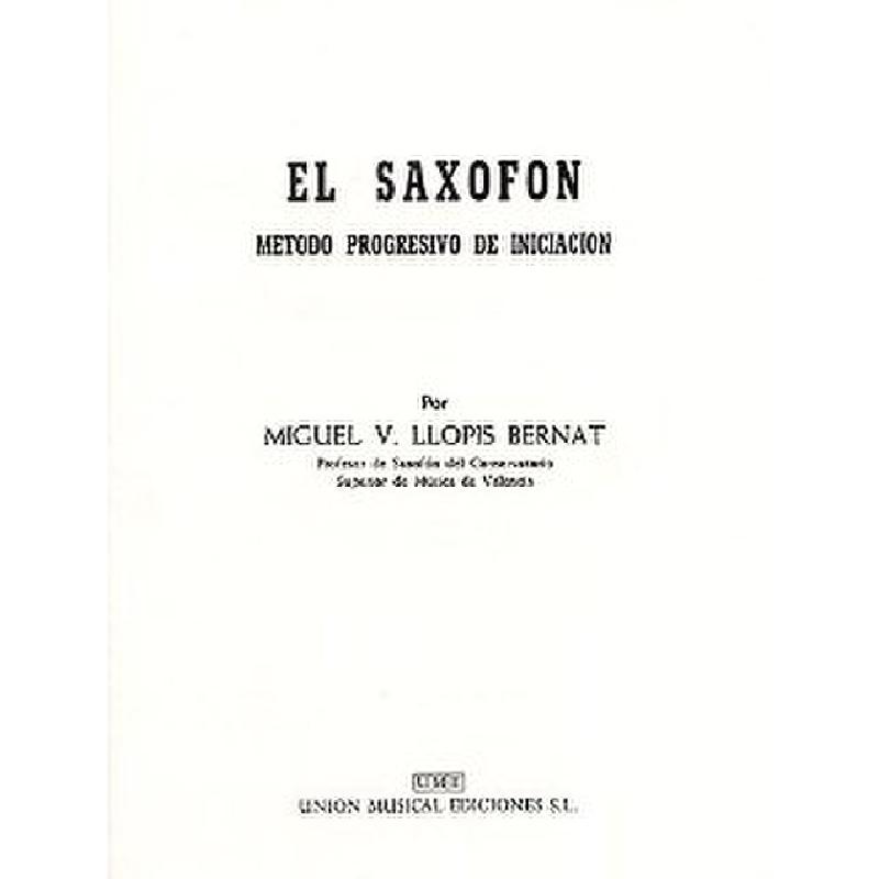 Titelbild für UME 22409 - EL SAXOFON
