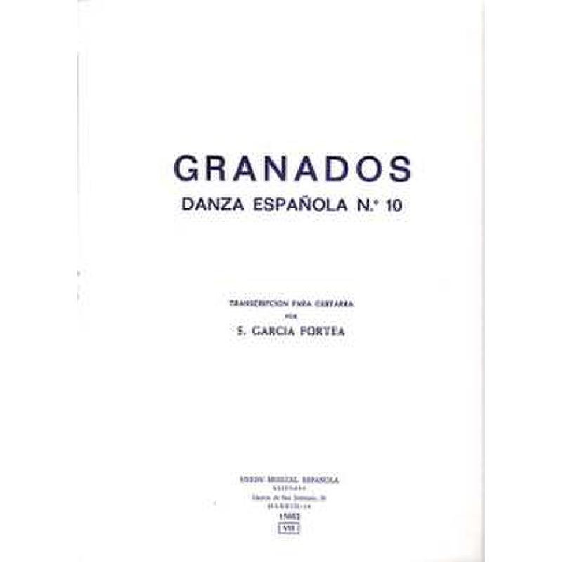 Titelbild für UMG 15682 - MELANCOLICA (DANZA ESPANOLA 10)
