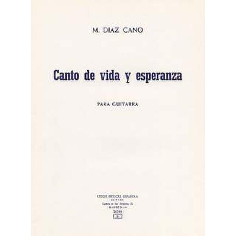 Titelbild für UMG 21761 - CANTO DE VIDA Y ESPERANZA