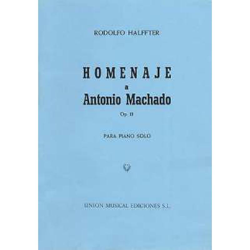 Titelbild für UMP 19821 - HOMENAJE A ANTONIO MACHADO OP 13