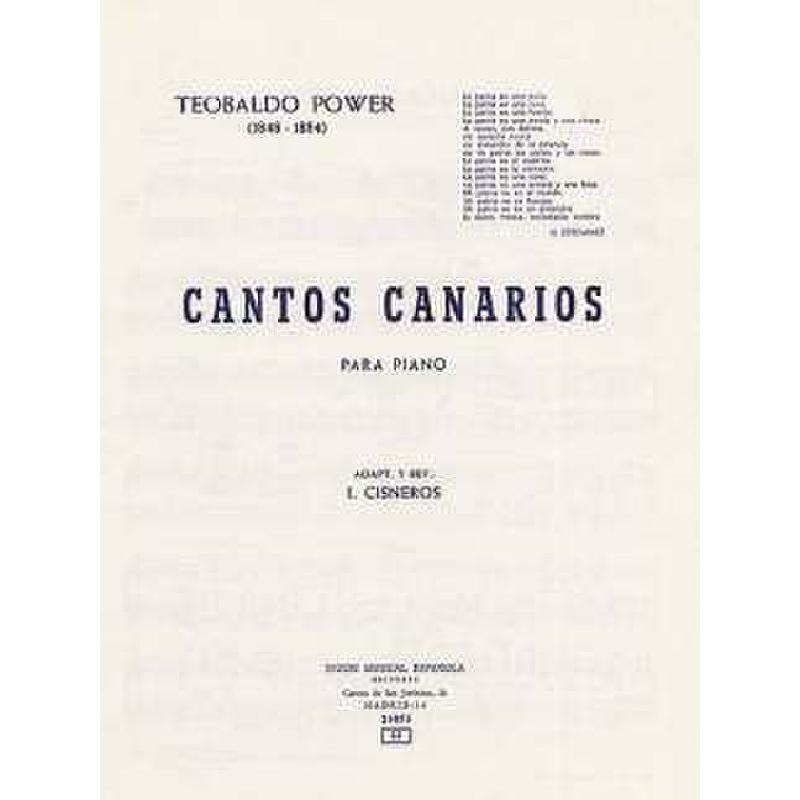 Titelbild für UMP 21053 - CANTOS CANARIOS REV CISNEROS