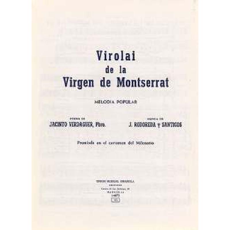 Titelbild für UMV 14873 - VIROLAI DE LA VIRGEN DE MONTSERRAT