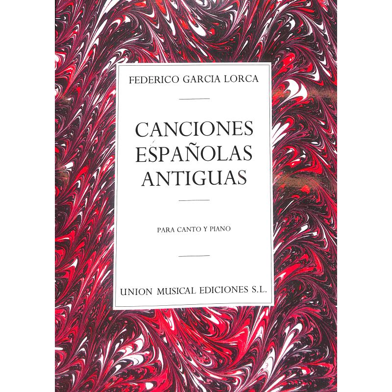Titelbild für UMV 19635 - CANCIONES ESPANOLAS ANTIGUAS