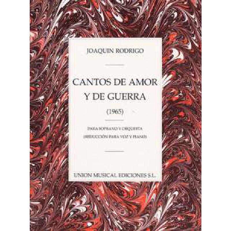 Titelbild für UMV 21286 - CANTOS DE AMOR Y DE GUERRA