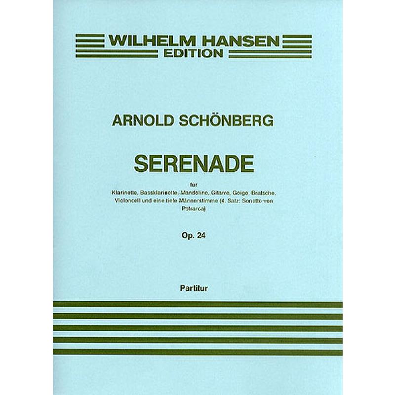 Titelbild für WH 18299 - SERENADE OP 24