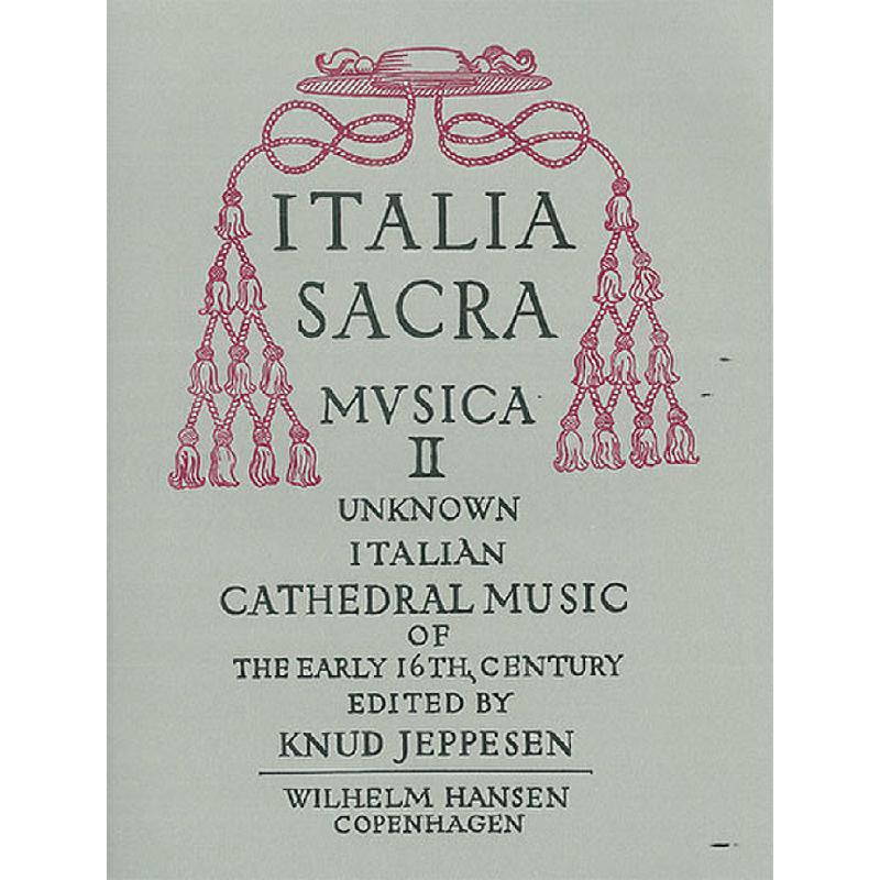 Titelbild für WH 28284 - ITALIA SACRA MUSICA 2