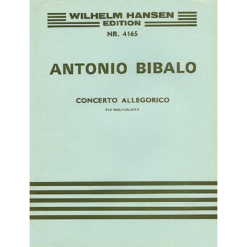 Titelbild für WH 28966 - CONCERTO ALLEGORICO