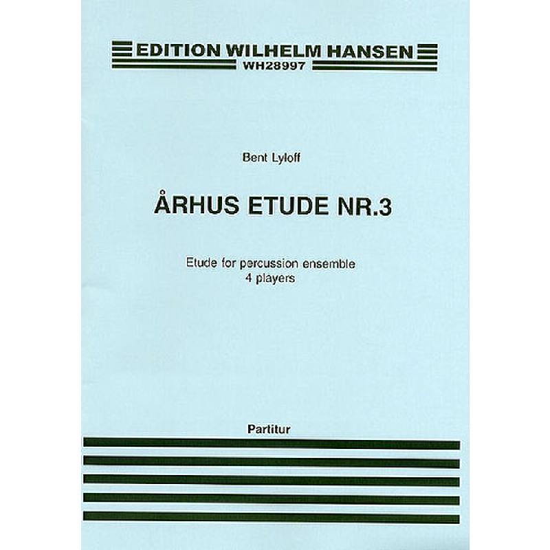 Titelbild für WH 28997 - ARHUS ETUDE 3 PERCUSSION