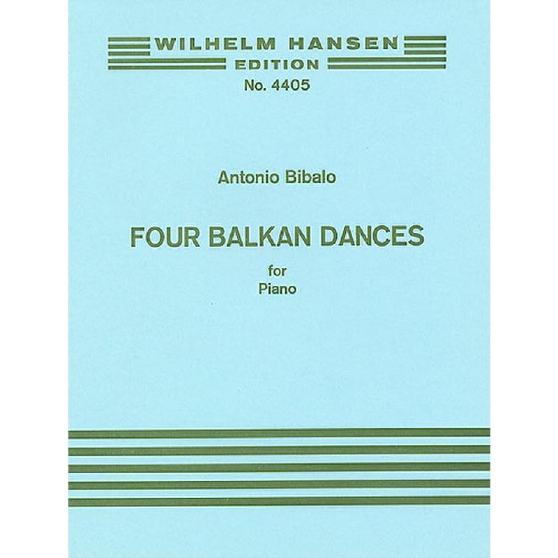Titelbild für WH 29522 - 4 BALKAN DANCES