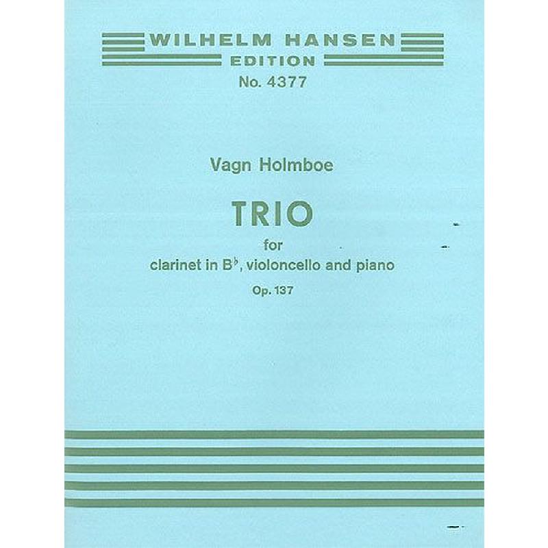 Titelbild für WH 29594 - TRIO OP 137