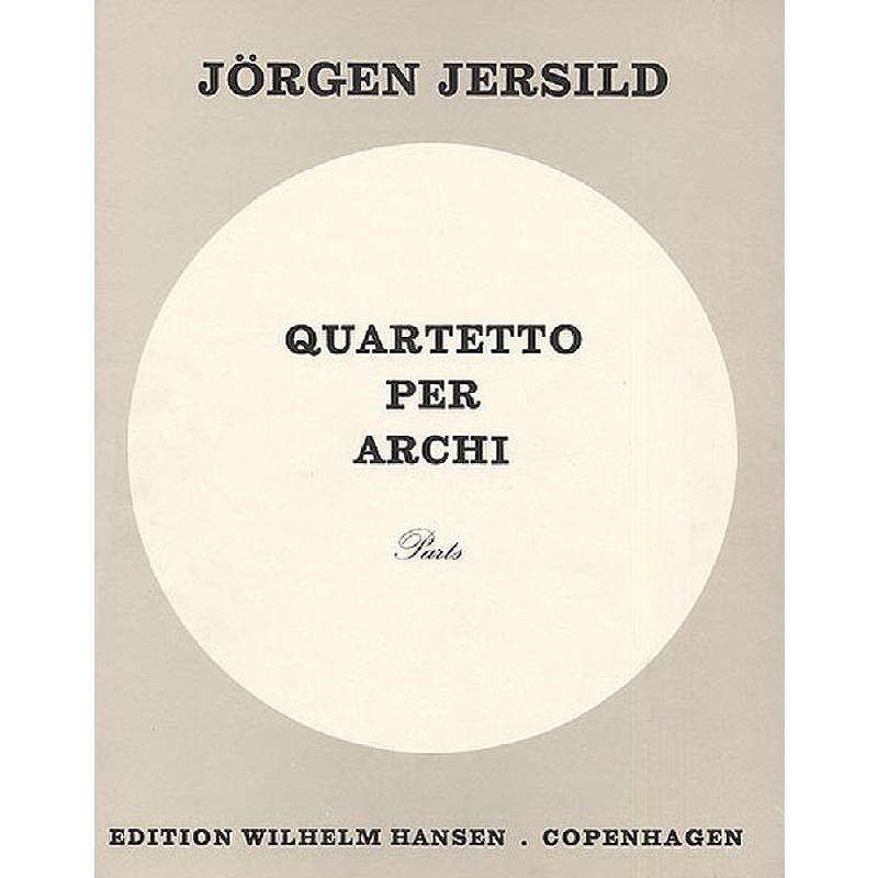 Titelbild für WH 29660 - QUARTETTO PER ARCHI