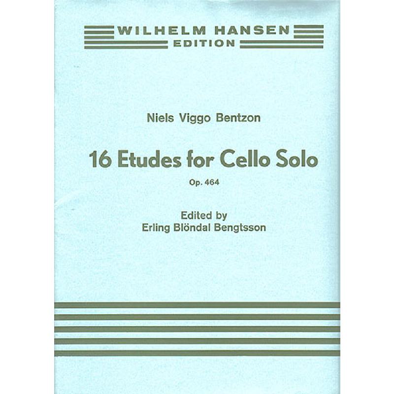 Titelbild für WH 29831 - 16 ETUDES FOR SOLO CELLO OP 464