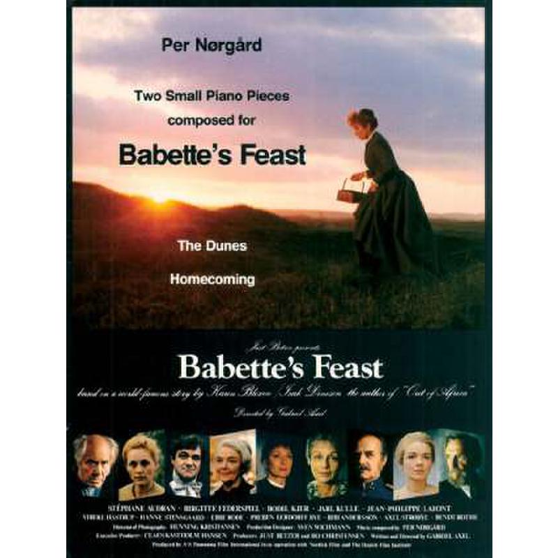 Titelbild für WH 29968 - 2 PIANO PIECES FROM THE FILM BABETTE'S FEAST