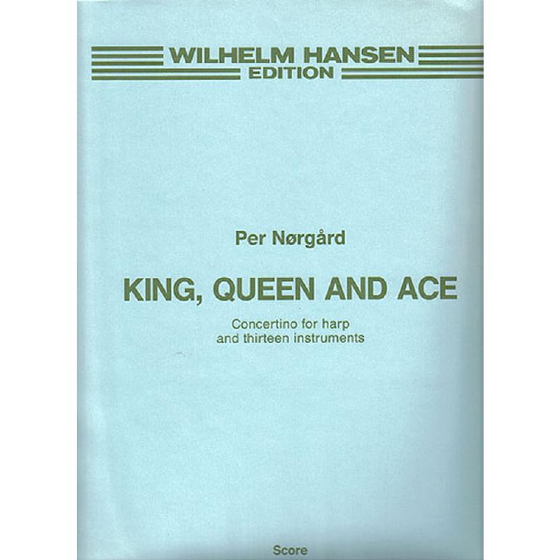 Titelbild für WH 30166 - KING QUEEN + ACE CONCERTINO FOR HARP + 13 INSTRUMENTS