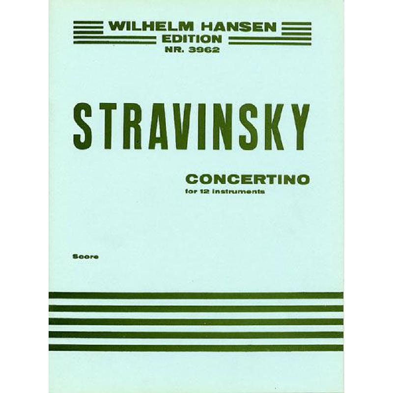 Titelbild für WH 57104 - CONCERTINO