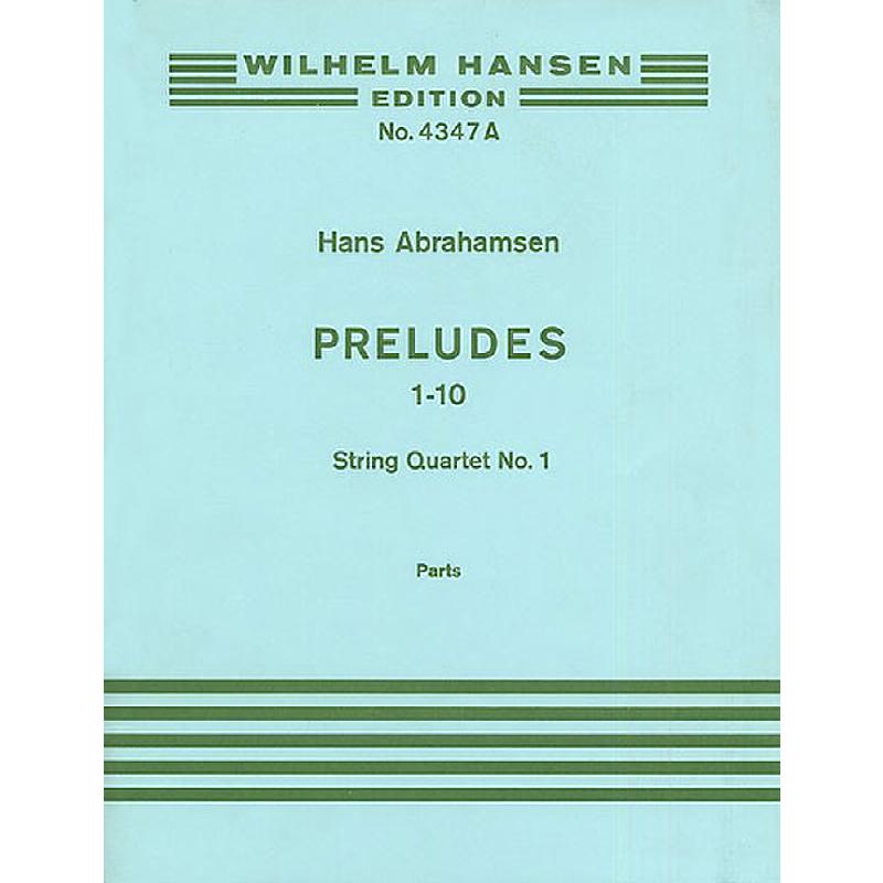 Titelbild für WH 29531A - 10 Preludes - Quartett 1