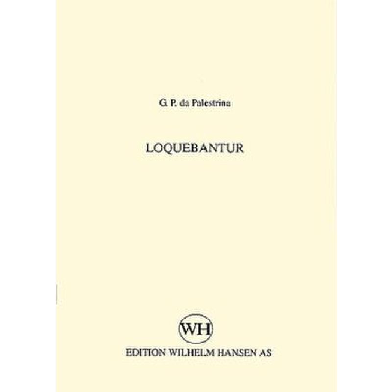 Titelbild für WH 66882 - LOQUEBANTUR VARIIS LINGUIS APOSTOLI