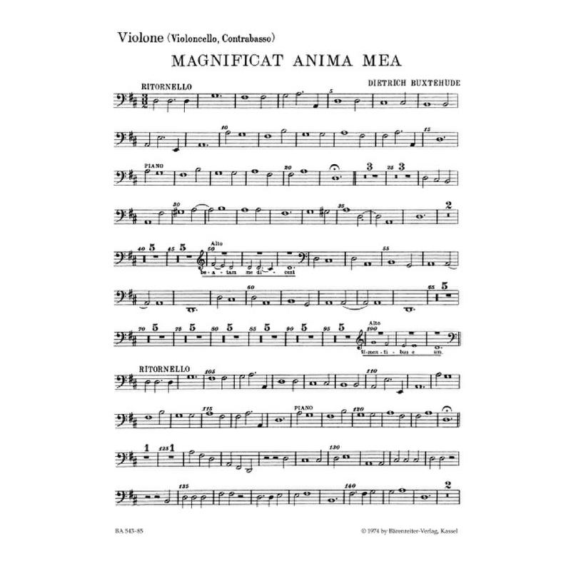 Titelbild für BA 543-85 - Magnificat anima mea