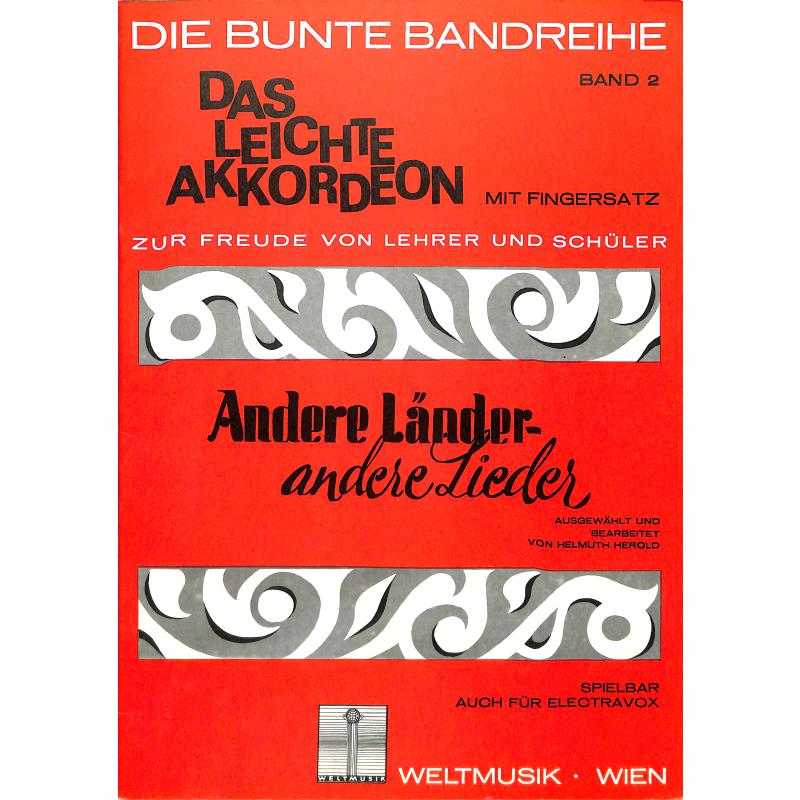 Titelbild für WM 1522 - ANDERE LAENDER ANDERE LIEDER