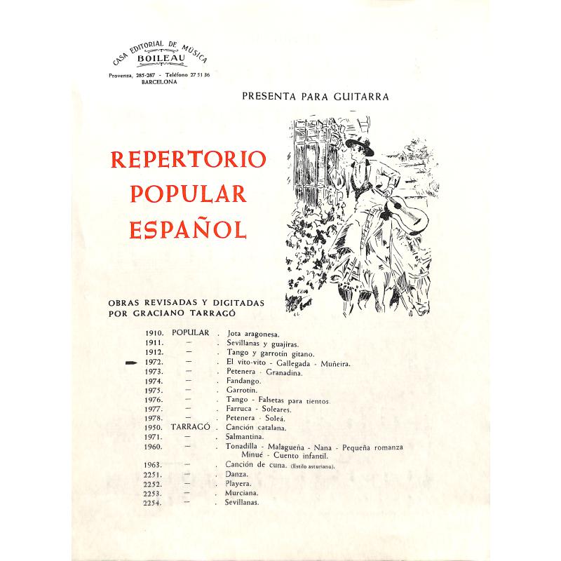 Titelbild für BOILEAU 1972 - EL VITO VITO + GALLEGADA + MUNEIRA