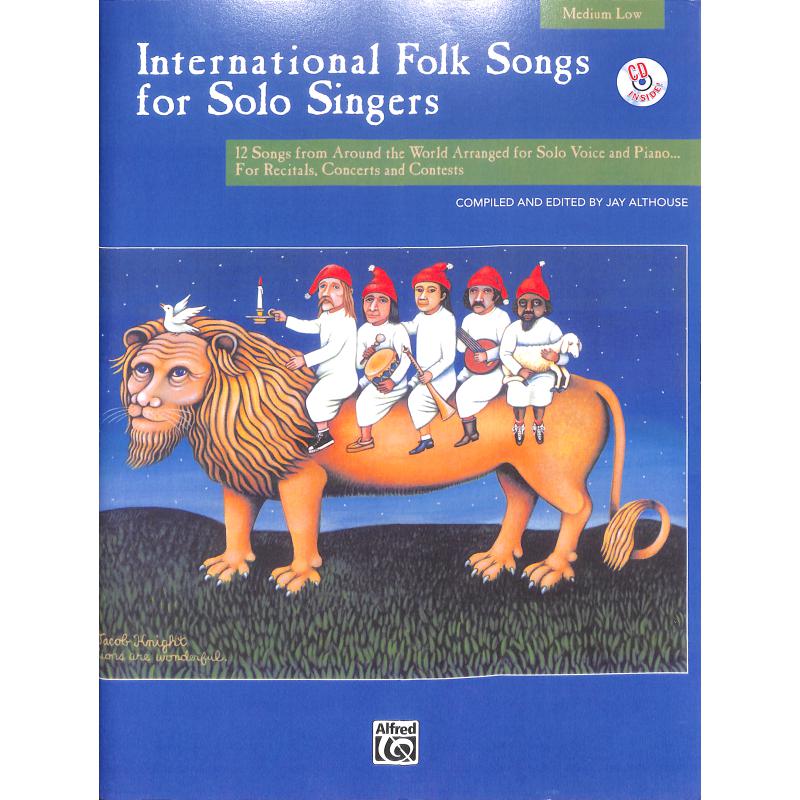Titelbild für ALF 16964 - INTERNATIONAL FOLK SONGS FOR SOLO SINGERS
