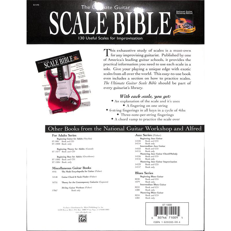 Notenbild für ALF 07-1009 - ULTIMATE GUITAR SCALE BIBLE