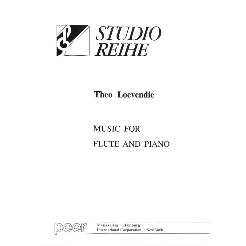 Titelbild für PEER 3112 - MUSIC FOR FLUTE AND PIANO