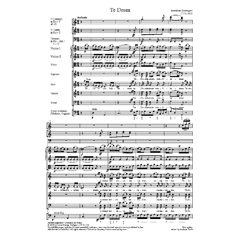 Titelbild für CARUS 91259 - TE DEUM