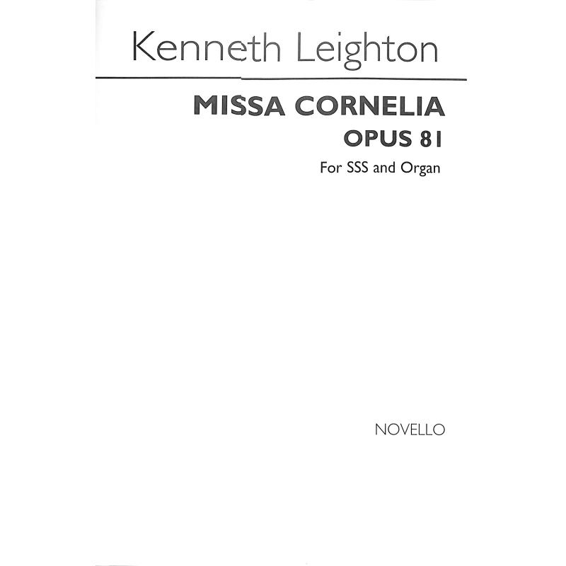 Titelbild für MSNOV 360031 - MISSA CORNELIA OP 81
