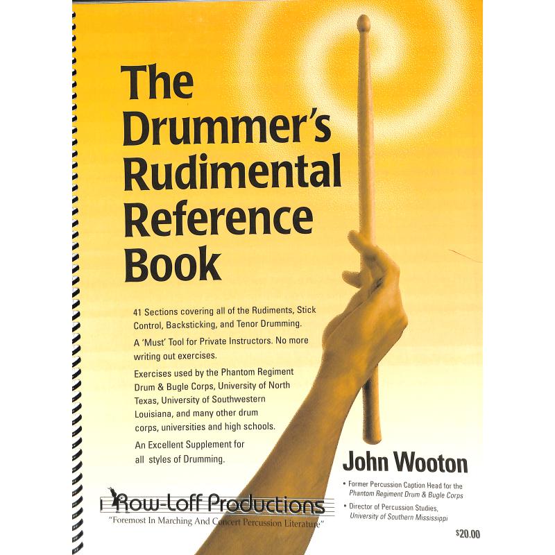 Titelbild für RLP 1007 - DRUMMER'S RUDIMENTAL REFERENCE BOOK