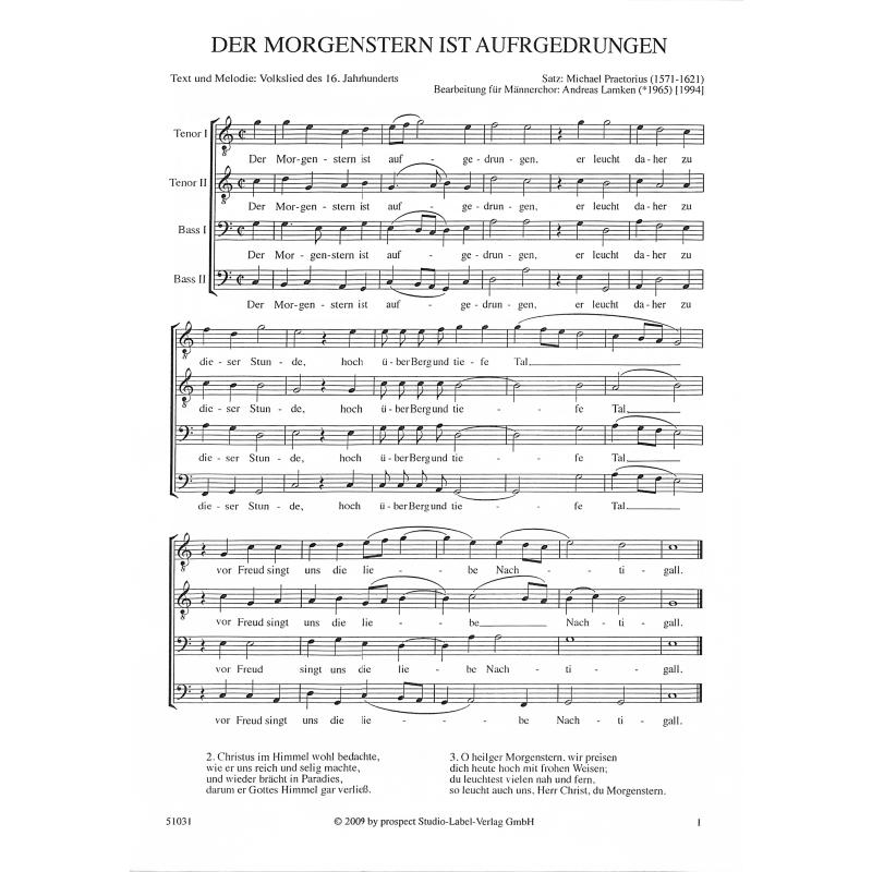 Titelbild für PROSPECT 51031 - DER MORGENSTERN IST AUFGEDRUNGEN