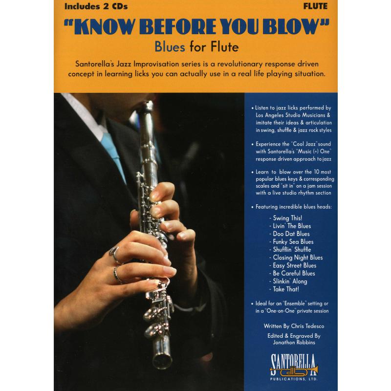Titelbild für SANTOR -TS432 - KNOW BEFORE YOU BLOW - BLUES FOR FLUTE