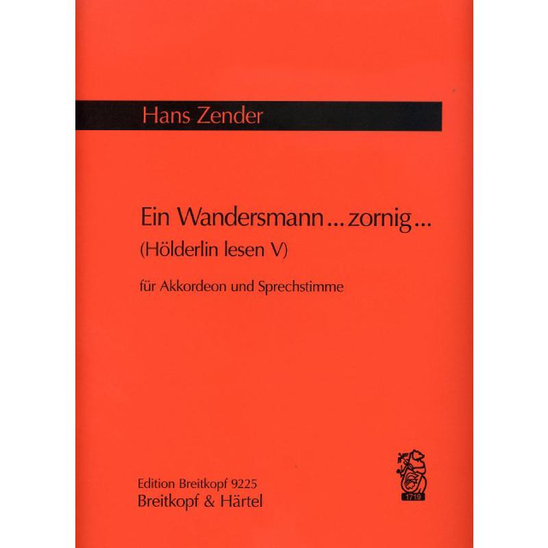 Titelbild für EB 9225 - EIN WANDERSMANN ZORNIG (HOELDERLIN LESEN 5)