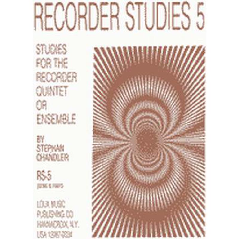 Titelbild für LOUX -RS-5 - RECORDER STUDIES 5