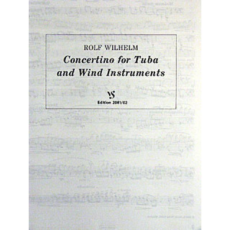 Titelbild für VS 2081-02 - CONCERTINO FOR TUBA AND WIND INSTRUMENTS