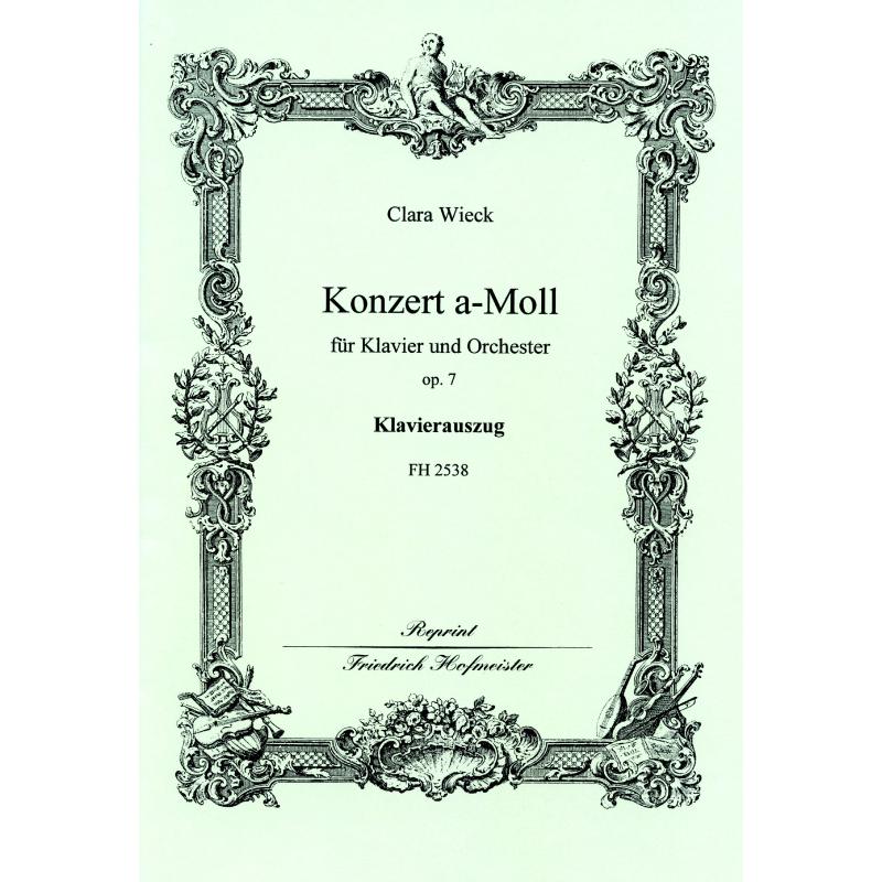 Titelbild für FH 2538 - KONZERT A-MOLL OP 7 - KLAV ORCH