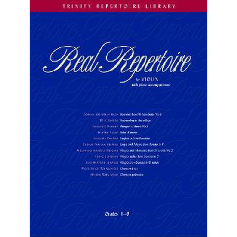 Titelbild für ISBN 0-571-52155-X - REAL REPERTOIRE FOR VIOLIN