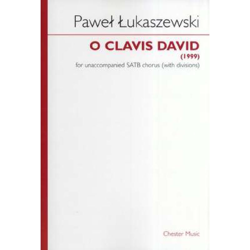 Titelbild für CH 75856 - O CLAVIS DAVID