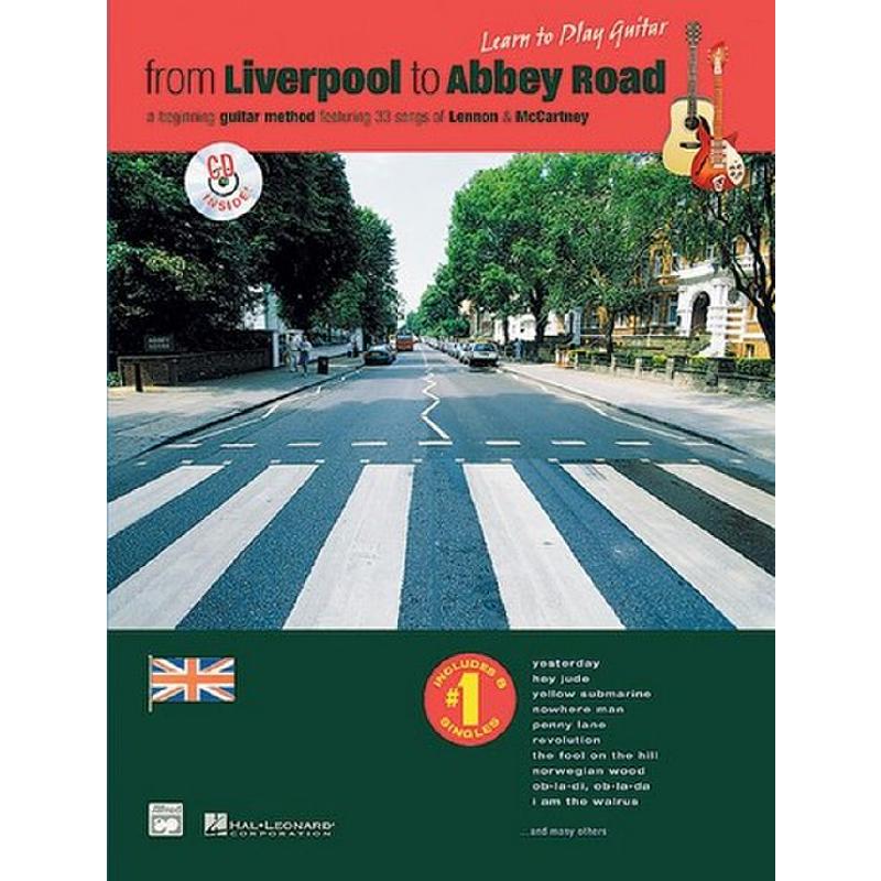 Titelbild für HL 19322 - FROM LIVERPOOL TO ABBEY ROAD - LEARN TO PLAY GUITAR