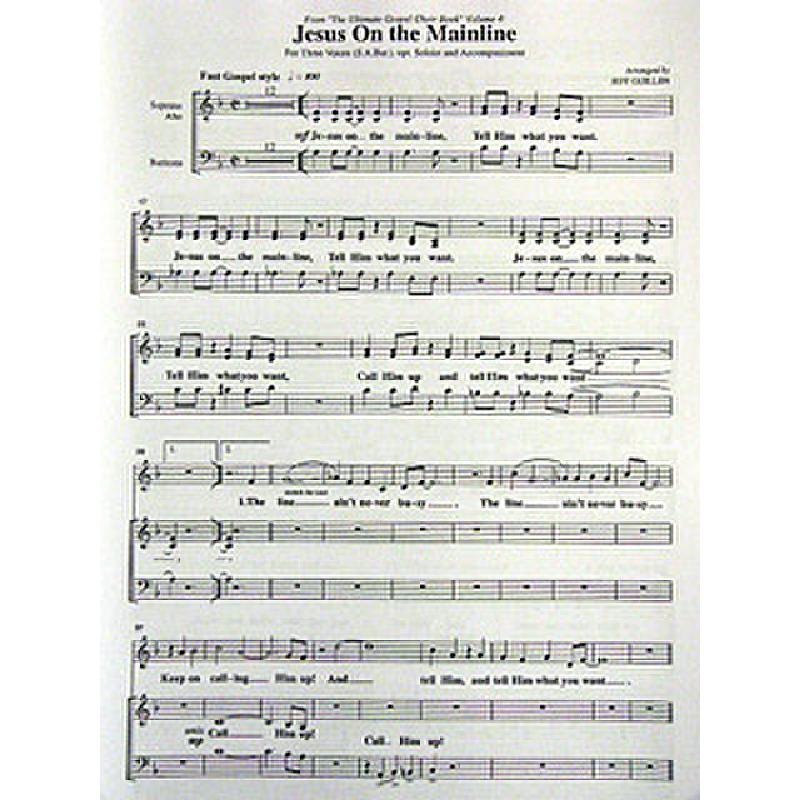 jesus on the mainline von guillen jeff zebe 3030 noten jesus on the mainline sheet music