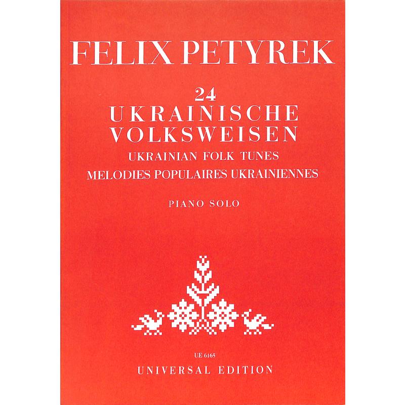 Titelbild für UE 6165 - 24 UKRAINISCHE VOLKSWEISEN